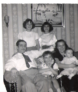 Daniel Rocco and Jean Cislo Maulucci with their four children: Beatrice (Quinn), Diane (Gabioud), Barbara (Murdough), and my Dad, David Daniel.